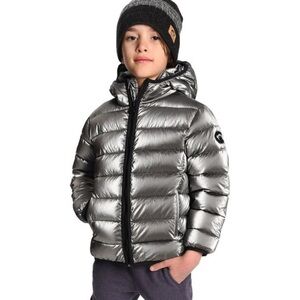 Appaman Featherweight Down Silver Puffer Jacket Coat City Winter | Size 10